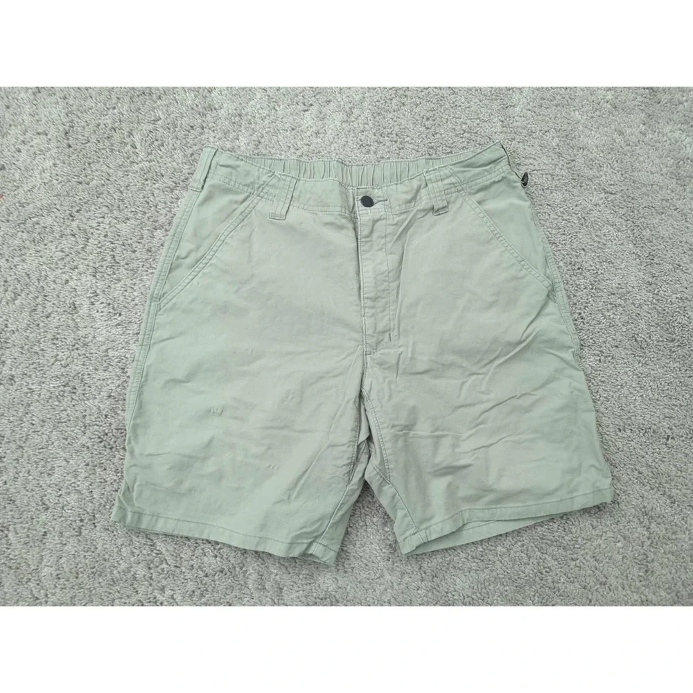 Wrangler Shorts Mens 34 Khaki Inseam: 7.5